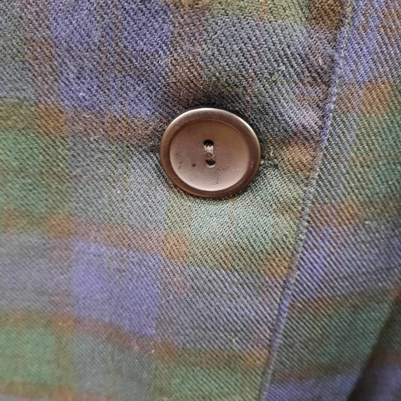 Vintage Joanna Plus Boxy Plaid Women's Blazer Size 1X - Picture 6 of 6
